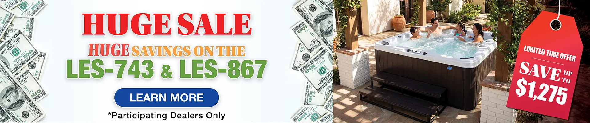 Calspas hot tub being used in a family setting - Rapid City