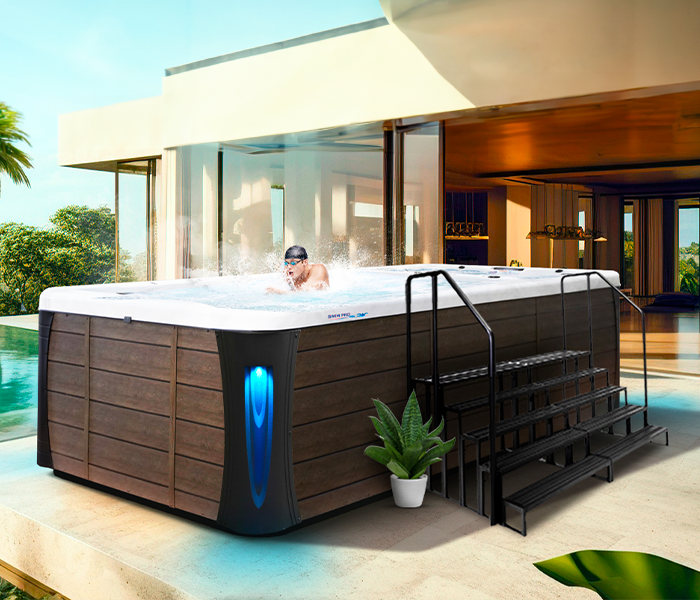 Calspas hot tub being used in a family setting - Rapid City